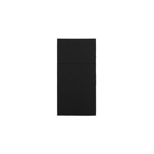 Servilletas de Bolsillo Kanguro Negras de 48x48cm, 360 Unidades, B2B - Product Image 1