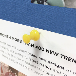 Vải Màu Xanh 45*60cm bảng thông báo với khung nhựa để hiển thị tin nhắn - Product Image 3