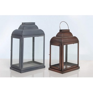 Linternas de vela de polvo negro clásico y soporte elegante boda y decoración del hogar colgante o uso de mesa para Navidad - Product Image 6