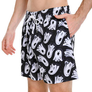 Pantalones cortos deportivos de malla de verano para hombre, pantalones cortos atléticos de entrenamiento con estampado personalizado, bolsillos, sólidos ecológicos para fútbol - Product Image 4