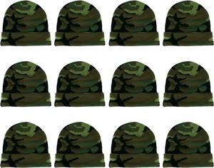 Gorros cálidos de invierno, gorros de punto personalizados | Gorros de gorro de calavera suave liso colorido, logotipo de Jacquard, diseño personalizado - Product Image 1