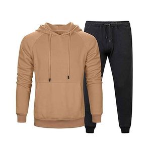 Pantalon de survêtement à capuche unisexe Jogger Sets XXL Size Printed Fleece Sportswear Cargo Pants Tracksuits Plus Size Spring Collection - Product Image 4