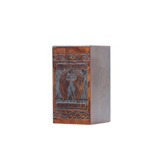 Personalized Urn <b>for</b> Human <b>Ashes</b> Cremation Wooden Urn Custom Funeral Urns <b>for</b> Human <b>Ashes</b> Large Upto 240lbs - Product Image 4