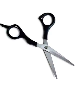 ANAAIF Ensemble de ciseaux à cheveux droits de 5.25 pouces lame en acier inoxydable VG10 avec poignée en plastique à vis réglable à pointe pointue - Product Image 6