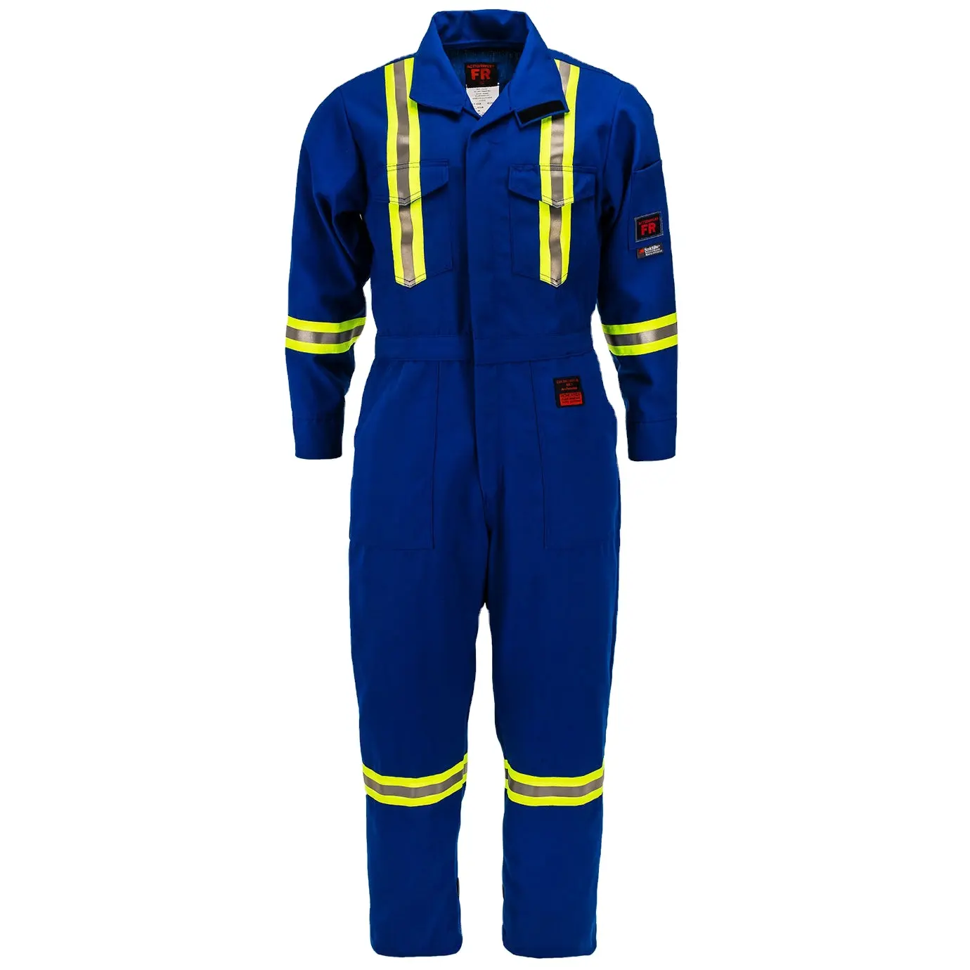Aramid Coveralls with visible tapes for labor