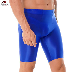 Shorts de compression personnalisés pour hommes à séchage rapide, motif uni, pour le sport, la course, l'entraînement, la remise en forme, taille personnalisée, toile unie - Product Image 5
