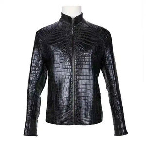 Blouson aviateur en toile et cuir pour homme, vêtement d'extérieur chaud de qualité supérieure, doublure douce, durable, de qualité supérieure, vente en gros, style urbain - Product Image 5