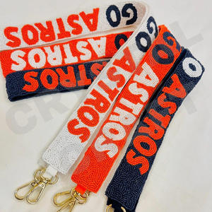 Roughiders Star personnalisé perlé sac à main sangle or blanc perle de rocaille sac sangles accessoires à la mode pour sacs - Product Image 4