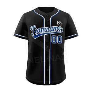 Men's <b>Baseball</b> Jerseys Sets Custom Wholesale Breathable 100% Polyester Quick Dry Uniforms Sublimation Printing Shirts - Product Image 1