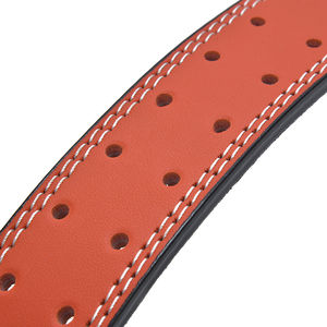 Cinturón de Gimnasio de Cuero Vacuno Genuino de Alta Calidad, Venta Caliente, Logotipo Personalizado, Cinturones Resistentes para Levantamiento de Pesas - Product Image 5