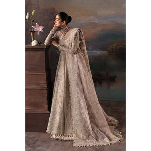 Robe de mariée de luxe Afrozeh Brides 2025 Clara 582-TC-1369, robe de bal vintage sirène, matériaux personnalisables, couleur poudre - Product Image 3