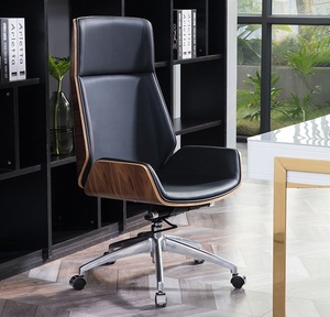 Silla de Oficina Ergonómica Moderna de Acero Inoxidable, Giratoria, con Respaldo Cruzado y Elevación, de Alta Calidad, Económica, Nueva, con Reposabrazos - Product Image 2