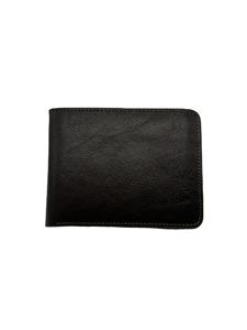 Cartera corta plegable de cuero hecha a mano con logotipo personalizado, tarjetero Delgado, carteras compactas de bolsillo para hombre para uso diario - Product Image 3