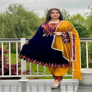 Quantité minimale de commande bas nouvelles robes de femmes de Style afghan et Pathan pour le mariage et la fête portent des robes de femmes de haute qualité - Product Image 3