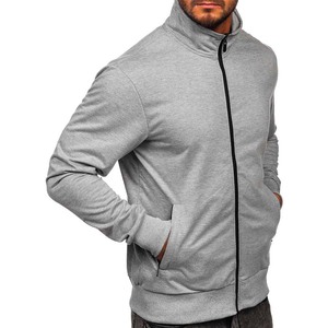 <b>Men's</b> Half <b>Zip</b> Sweatshirt with 3D Puff Printing and Chenille Embroidery Custom Jacket - Product Image 4