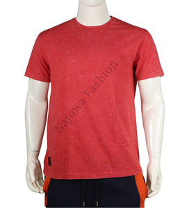 T-shirt pour homme de haute qualité, design personnalisé, production en gros, lavage à l'acide, 100% coton, respectueux de l'environnement, sérigraphie - Product Image 4