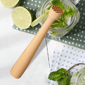 Pilon à cocktail en bois moderne de qualité supérieure avec accessoires de barre de formation forte outils de barman - Product Image 1