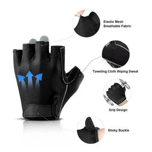 Guantes de Ciclismo Unisex de Alta Calidad, Medios Dedos, para Carreras, Protección, Deportes al Aire Libre, Ciclismo - Product Image 4