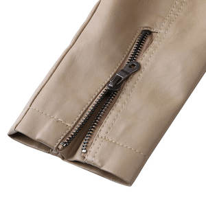 Chaqueta de Moda Sólida y Transpirable de Cuero de Alta Calidad para Mujer 2024, Relleno de Algodón Hecho a Medida, Tejido de Invierno, Venta al por Mayor - Product Image 5