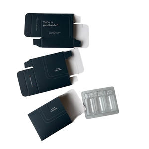 Peptid-Verpackung 3 Stück 2ml 3ml 10ml Fläschchen-<span class=keywords><strong>Box</strong></span> mit Kunststoffeinsatz Chirurgische Masken Wasserdichter Faltkarton aus Pappe - Product Image 2