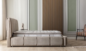 Colchón de Espuma Personalizado MONS para Hoteles, Hospitales, Casas de Campo y Villas - Tamaños King/Full, Diseño Moderno, Muebles de Dormitorio OEM - Product Image 3