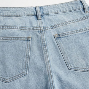 <b>Women</b> High Street Casual Slim Fit Flare <b>Jeans</b> Breathable Denim Flat Front OEM Service Customizable Streetwear Pant Premium Wear - Product Image 5