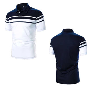 Impression personnalisée tricotée 100% coton pour chemise pour hommes à manches courtes brodée de luxe Pima pour tenue d'été décontractée respirante - Product Image 6