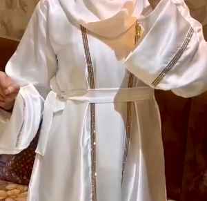 Elegant and Modest Hand Embroidered Abayas for Women - Product Image 1