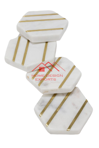 Tabletop Decor Accessories <b>Marble</b> <b>Coasters</b> 5mm Thick Eco-Friendly Luxury for Home Office Coffee Table Use Best Seller - Product Image 5