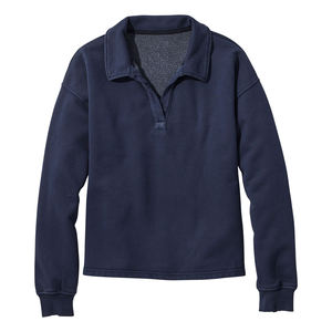 Femmes en gros de haute qualité lavé Streetwear sweat à capuche coton éponge française lavage à l'acide Vintage logo personnalisé sweat - Product Image 1