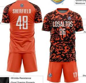 Uniforme de football avec impression de logo entièrement personnalisé à vendre produit très demandé uniforme de football pour hommes - Product Image 5