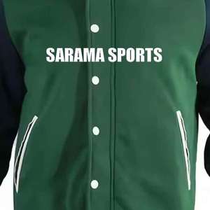 Chaquetas Varsity Personalizadas al por Mayor para Hombre, Cuello Alto de Lona, Transpirables, Bordado Frontal, Diseño Personalizable, Invierno - Product Image 4