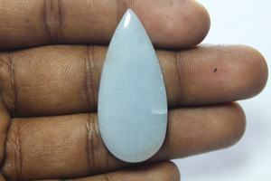 คุณภาพชั้นดี 100% Angelite ธรรมชาติลูกแพร์ตัด Cabochon พลอยมีค่าหลวมแท้ขายในราคาขายส่งจํานวนมาก - Product Image 3