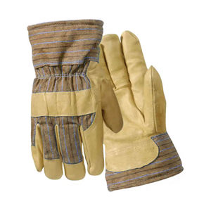 ถุงมือทำงานหนังสำหรับผู้ชายถุงมือหนังวัวสำหรับงานหนักถุงมือช่างสำหรับงานเชื่อมช่างถุงมือหนัง - Product Image 6