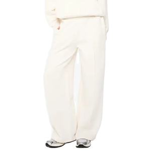 Pantalones Anchos de Lona para Mujer, Cintura Alta, Frente Plano, Corte Holgado, Largos, Casuales de Invierno, Ecológicos e Impermeables - Product Image 1