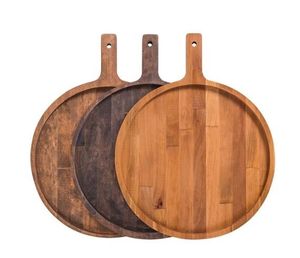 Stylish TQC Model 7142 Disposable Pizza Stand Server Set Pizza Peel Trending Pizza <b>Pan</b> Wooden <b>Handle</b> Handmade Low Price - Product Image 6