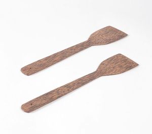 Vente en gros au Vietnam ensemble de spatules en bois de noix de coco 100% adapté aux ustensiles de cuisine Collections - Product Image 5