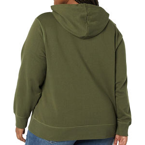 Nouveaux sweats à capuche pour femmes en gros, personnalisés, unis, de qualité supérieure, poids lourd, faible MOQ, sweats à capuche pour femmes pour la vente en ligne - Product Image 3