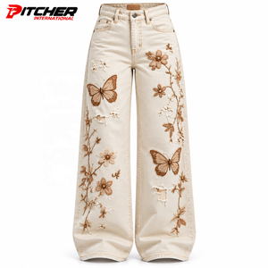 Proveedor de Jeans de Mezclilla Personalizados para Mujer, para Minoristas de Marca Privada, Bajo MOQ, Producción en Fábrica al por Mayor - Product Image 5