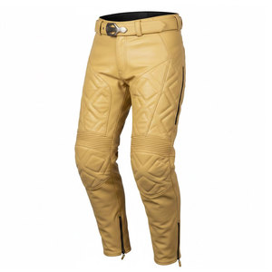 Premium Quality Durable Breathable Leather Motorbike Pants Men Safety Design Comfortable Fit <b>Strong</b> <b>Fabric</b> Plus Size Full Sleeve - Product Image 1