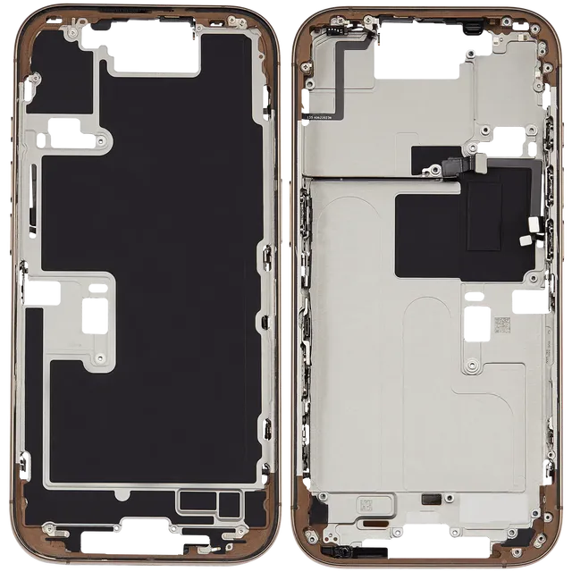 Mid-Frame Housing with Small Parts for iPhone 16 Pro