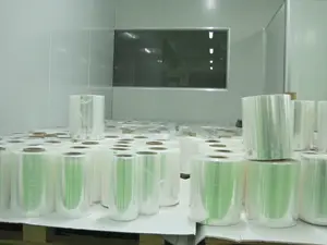 Filme de envoltório de plástico descartável, envoltório para alimentação jumbo