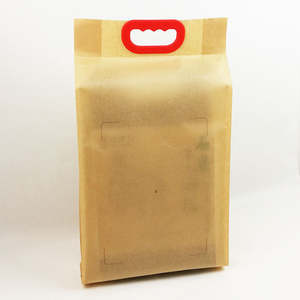 Sac d'emballage à soufflet latéral mat durable avec poignée pour l'agriculture, le jardinage, les cultures et la distribution d'articles agricoles - Product Image 5