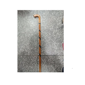 Bâton de marche en bois fait main de l'Inde de la meilleure qualité avec poignée en liège-Produit pur à prix économique - Product Image 3