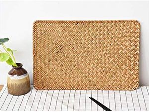 Best Natural Beaded Rattan Rounded <b>Placemat</b> American Design Tableware Decorative Mats & Pads for Parties & Other Functions - Product Image 3