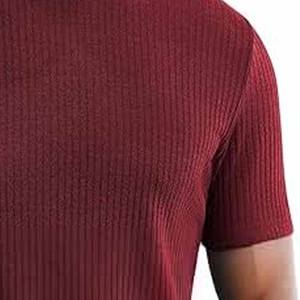T-shirts personnalisés 100% coton pour hommes, à séchage rapide, sous-vêtement de compression, hauts de sport à manches courtes, téléchargés par Dress Sports - Product Image 3