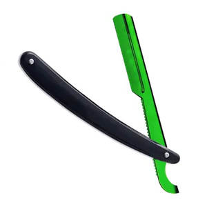 Fabricante profesional Maquinillas de afeitar rectas listas para el afeitado Plata La mejor calidad de peluquero - Product Image 2