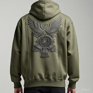 เสื้อฮู้ดดี้ผู้ชายโลโก้สั่งทำ: สตรีทแวร์คุณภาพสูงขายดี ผ้าฝ้าย 100% สวมใส่สบาย ระบายอากาศได้ดี ดีไซน์เสื้อแบบสวมใหม่ - Product Image 2