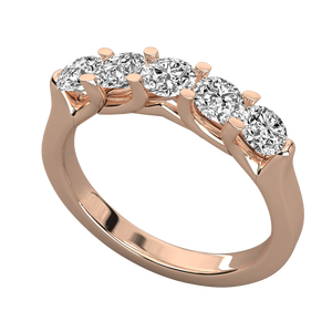 Bague solitaire en or 10 carats pour femmes, diamant cultivé en laboratoire - Product Image 5