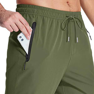 Pantalones de Hombre Hechos a Medida, Pantalones Deportivos Cargo de Algodón con Bolsillos, Pantalones de Chándal Informales de Punto, Lisos, Teñidos, para Invierno, Trabajo - Product Image 2